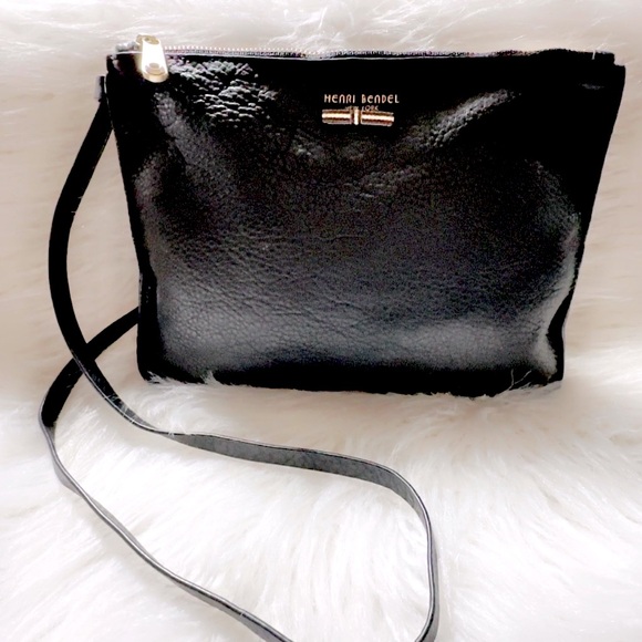 henri bendel Handbags - Rare Henri Bendel Leather Shoulder Bag Wristlet 9.5” x 7”